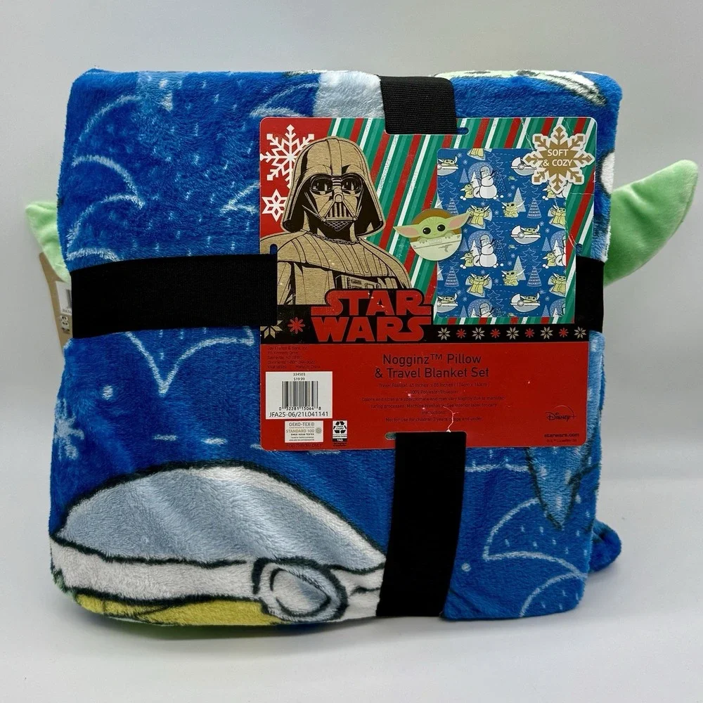 Star Wars Grogu Mandalorian‎ Baby Yoda Pillow & Throw 45